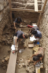 Archaeologists mapping their finds at Pachacamac, Peru, an indigenous town occupied from …
[Credit: Martin Mejia/AP]
