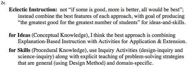 Education for Thinking - 2c